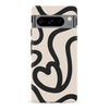 Google Pixel 8 Pro Modern Line Art Heart Abstract Phone Case