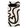 Google Pixel 9 Pro Modern Line Art Heart Abstract Phone Case