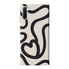 Samsung Galaxy Note 10 Modern Line Art Heart Abstract Phone Case