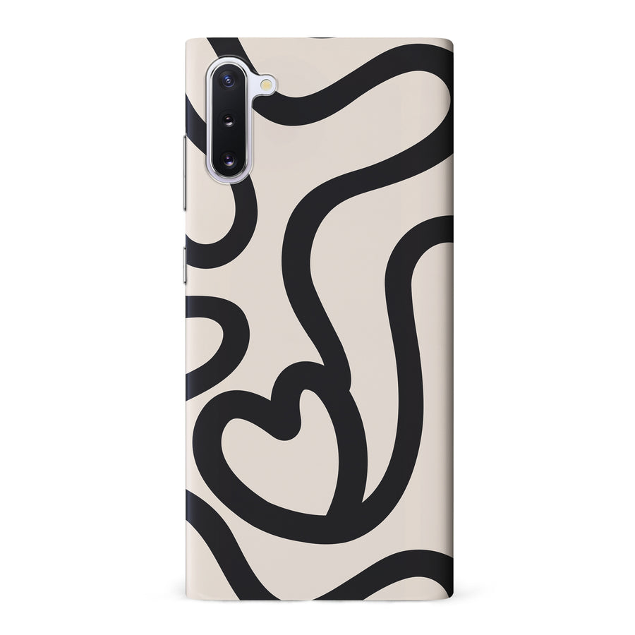 Modern Line Art Heart Abstract Phone Case