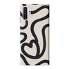 Samsung Galaxy Note 10 Plus Modern Line Art Heart Abstract Phone Case