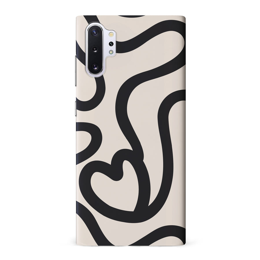 Modern Line Art Heart Abstract Phone Case