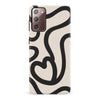 Samsung Galaxy Note 20 Modern Line Art Heart Abstract Phone Case