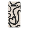 Samsung Galaxy S10 Plus Modern Line Art Heart Abstract Phone Case