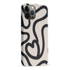 iPhone 13 Pro Max Modern Line Art Heart Abstract Phone Case