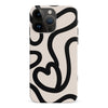 iPhone 15 Pro Max Modern Line Art Heart Abstract Phone Case