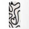 Modern Line Art Heart Abstract Phone Case