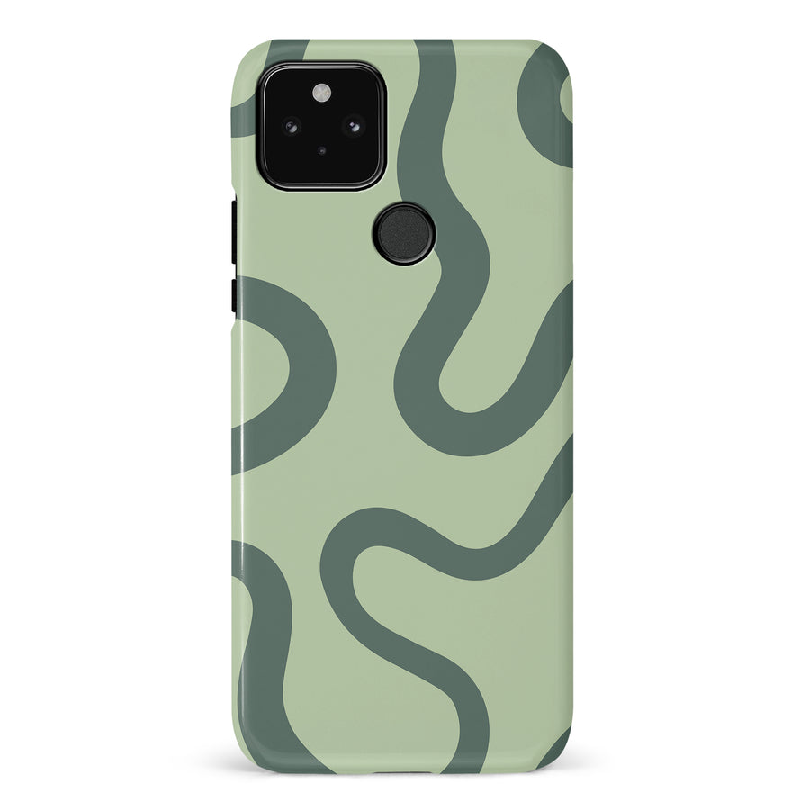 Modern Wavy Art Abstract Phone Case