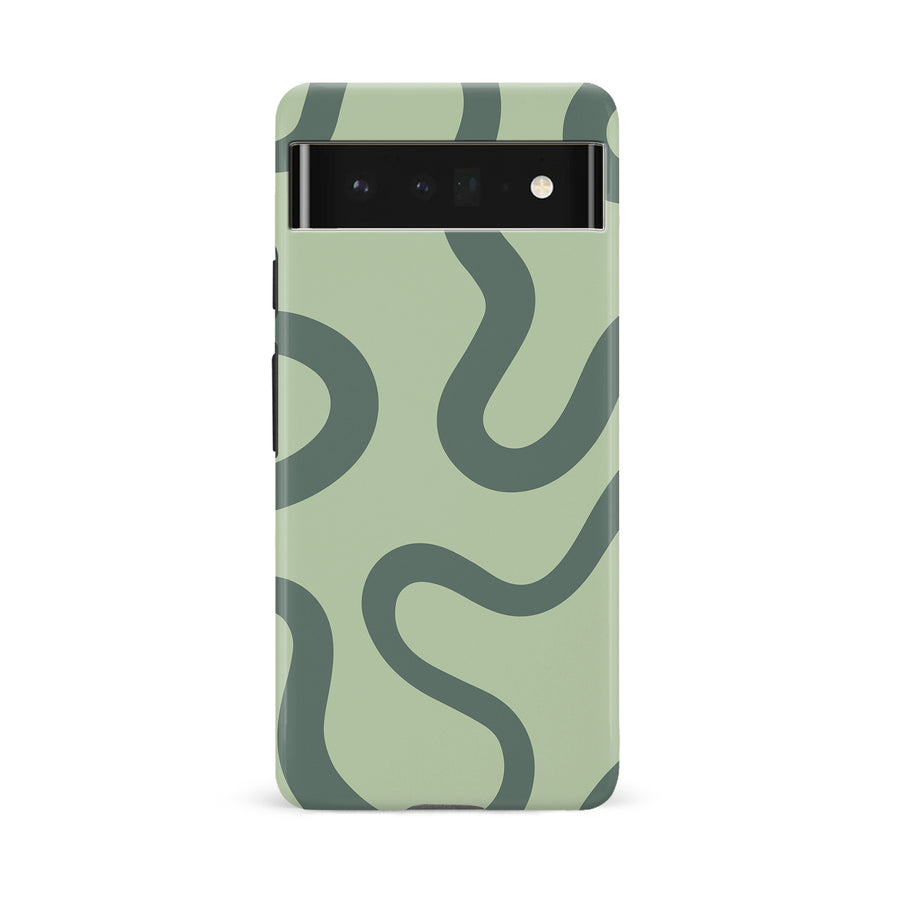 Modern Wavy Art Abstract Phone Case