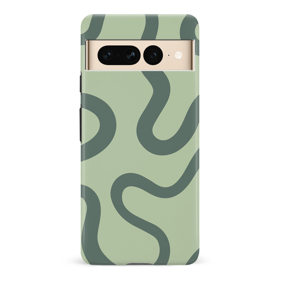 Modern Wavy Art Abstract Phone Case