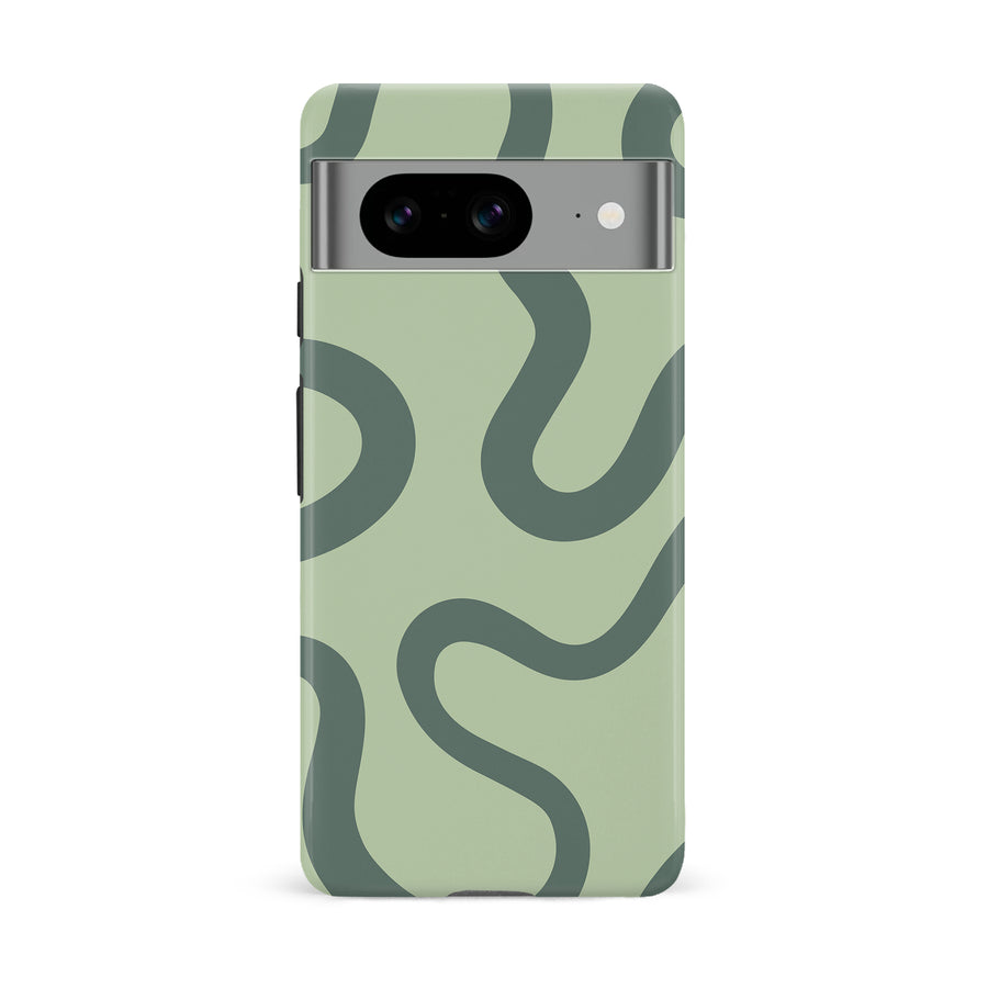 Modern Wavy Art Abstract Phone Case