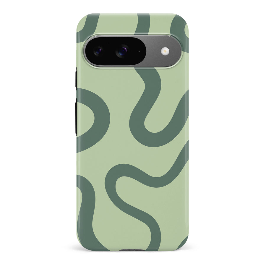 Modern Wavy Art Abstract Phone Case