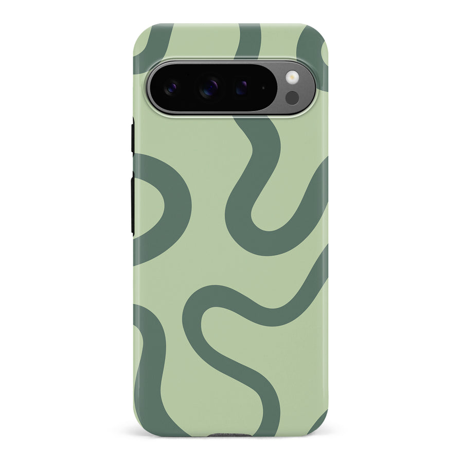 Modern Wavy Art Abstract Phone Case