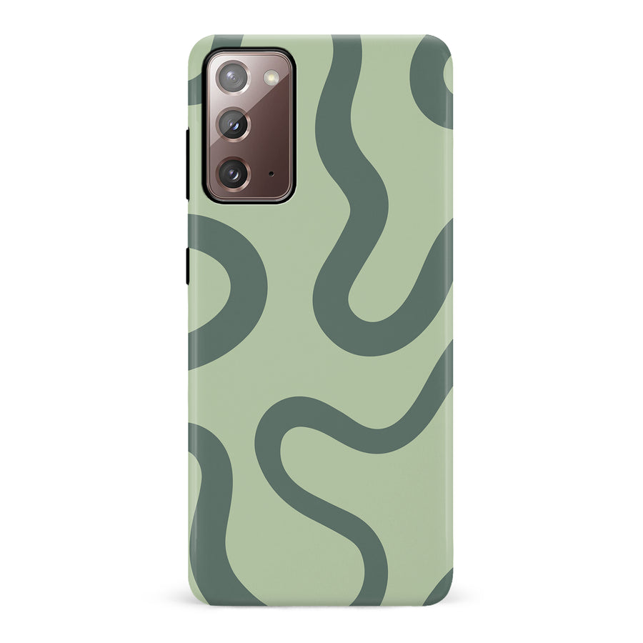 Modern Wavy Art Abstract Phone Case