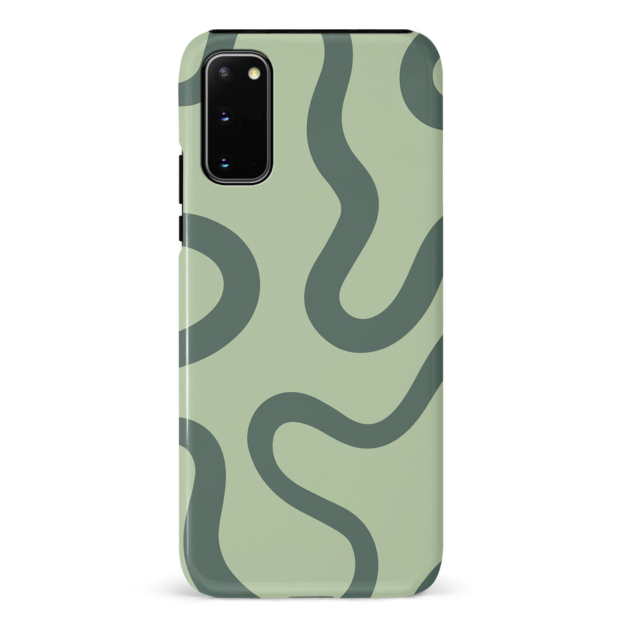 Modern Wavy Art Abstract Phone Case