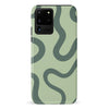 Samsung Galaxy S20 Ultra Modern Wavy Art Abstract Phone Case