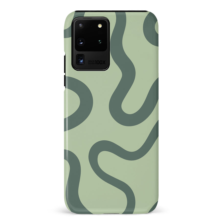 Modern Wavy Art Abstract Phone Case