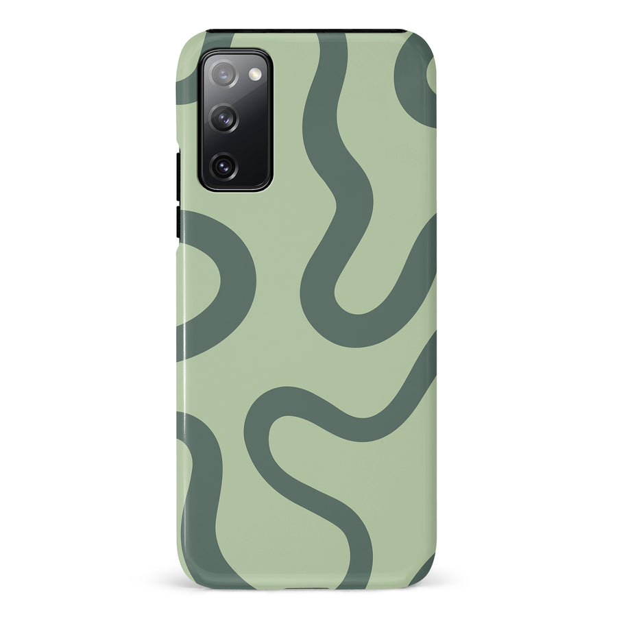 Modern Wavy Art Abstract Phone Case