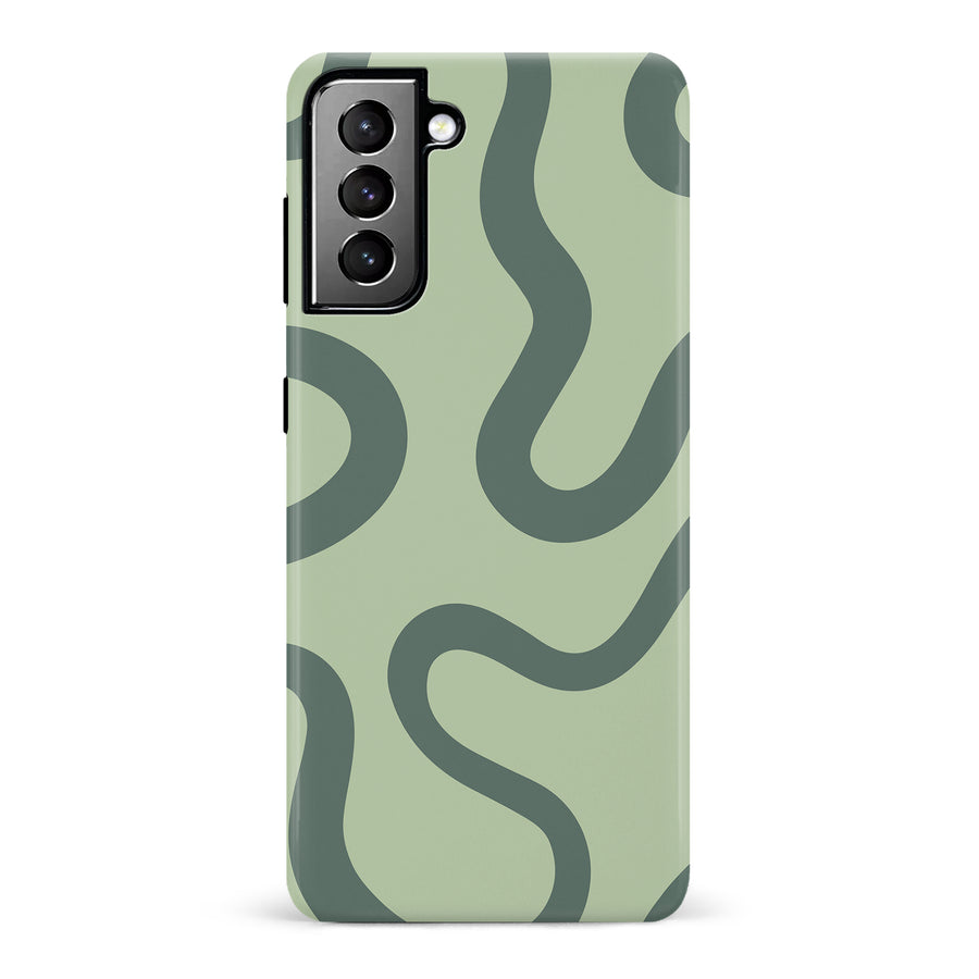 Modern Wavy Art Abstract Phone Case