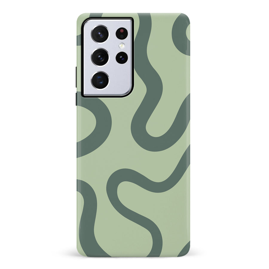 Modern Wavy Art Abstract Phone Case