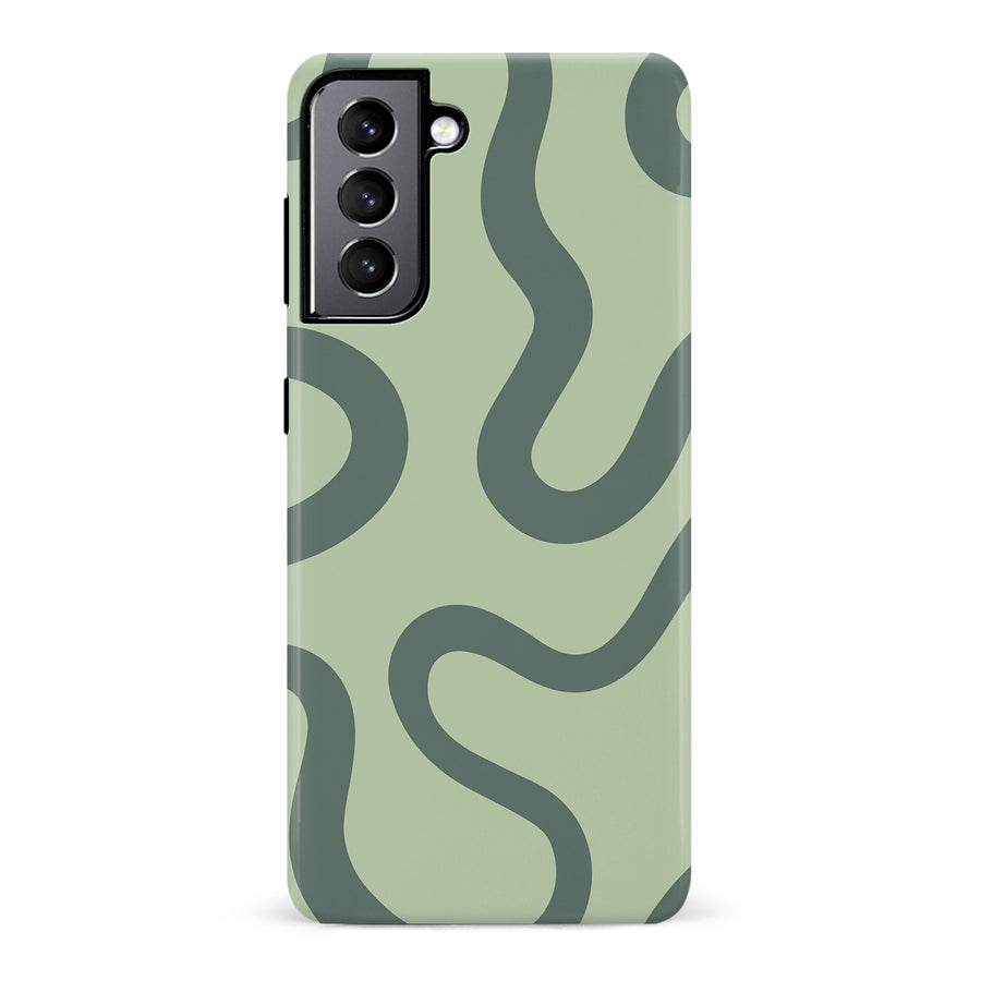 Modern Wavy Art Abstract Phone Case