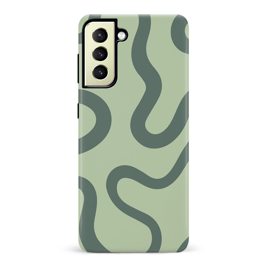 Modern Wavy Art Abstract Phone Case