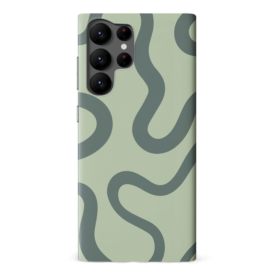 Modern Wavy Art Abstract Phone Case