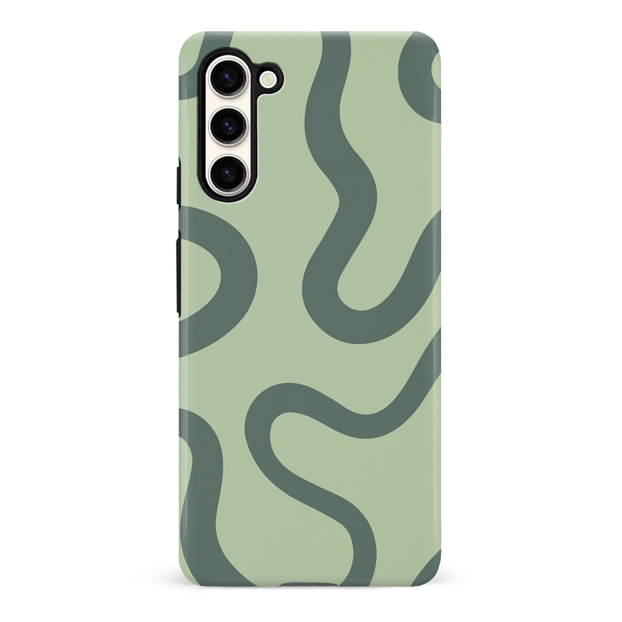 Modern Wavy Art Abstract Phone Case