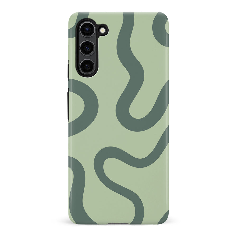 Modern Wavy Art Abstract Phone Case