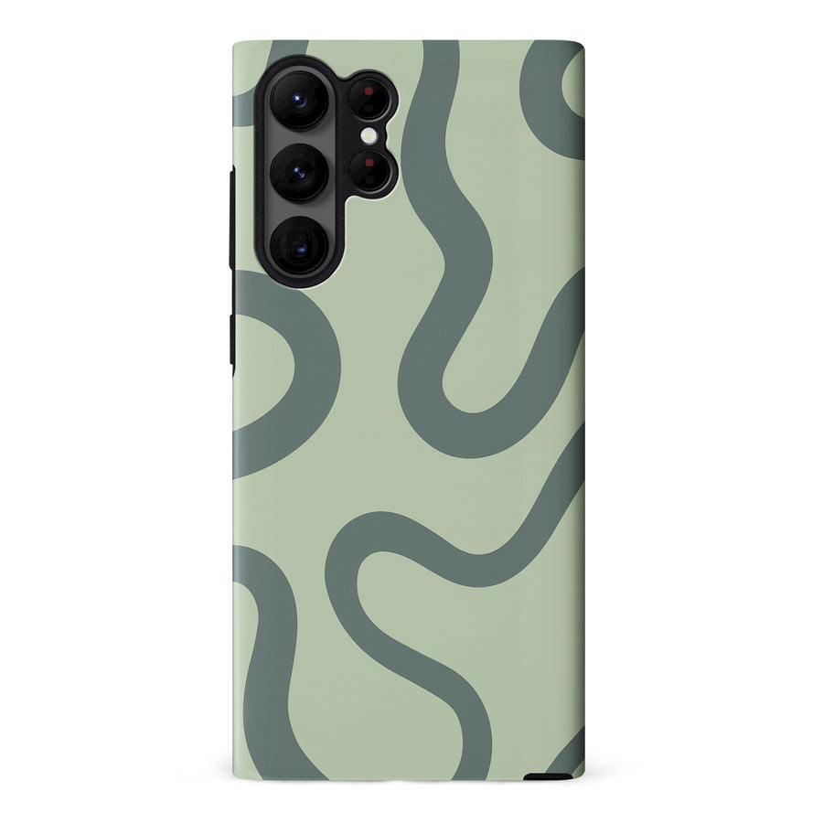 Modern Wavy Art Abstract Phone Case