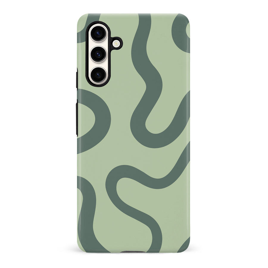 Modern Wavy Art Abstract Phone Case