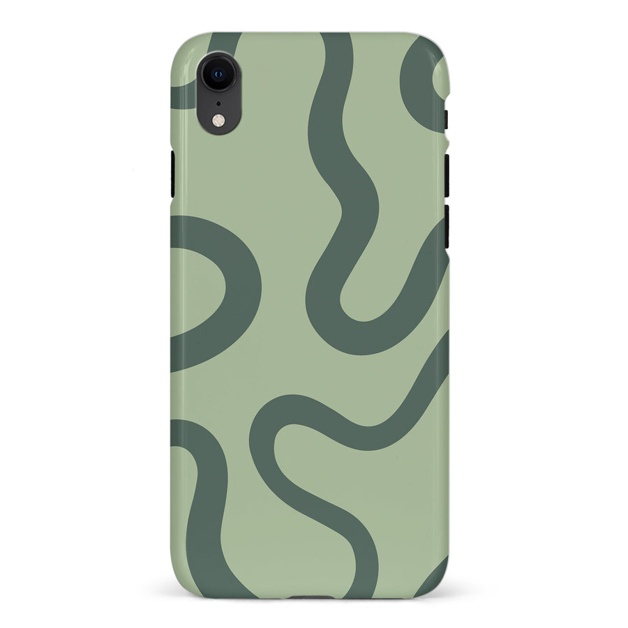 Modern Wavy Art Abstract Phone Case