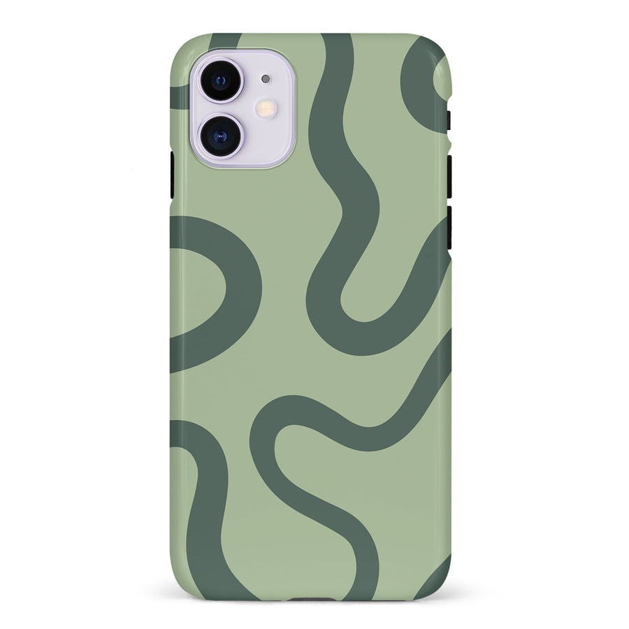 Modern Wavy Art Abstract Phone Case