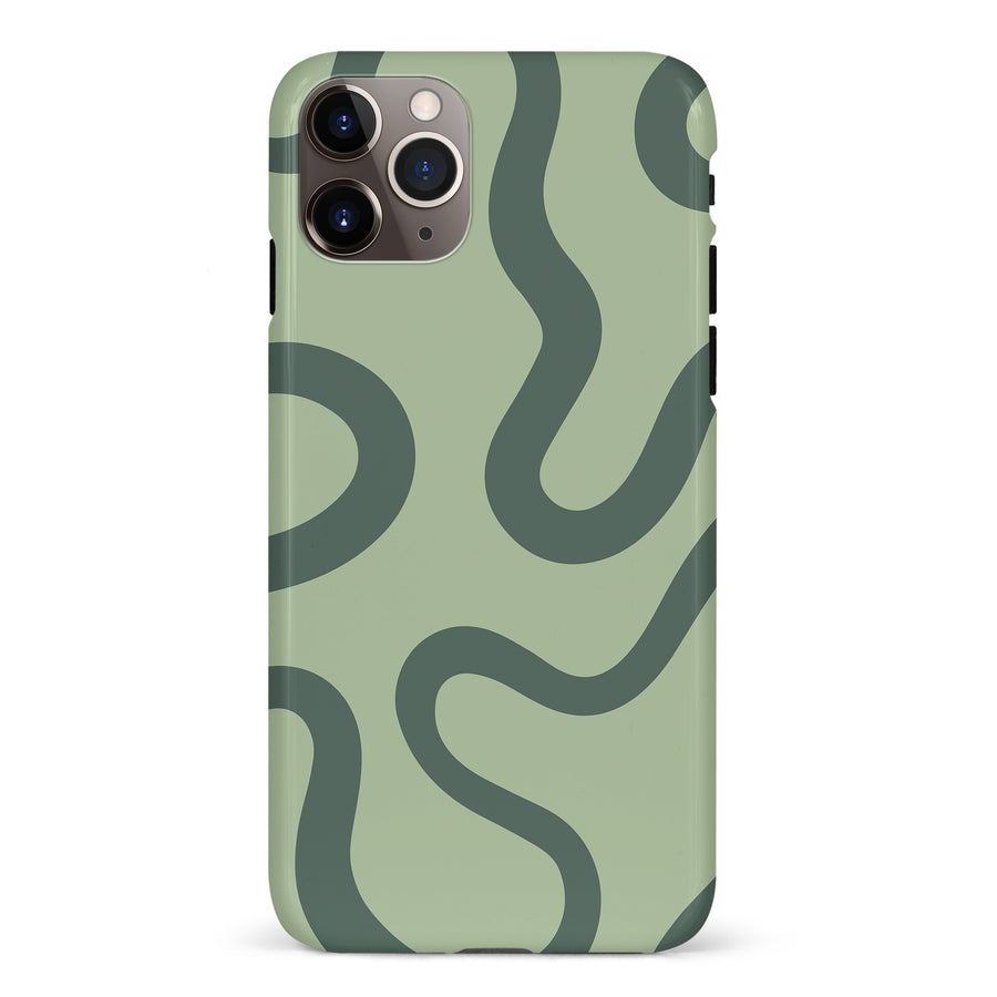 Modern Wavy Art Abstract Phone Case