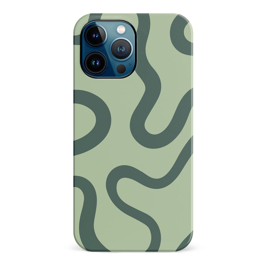 Modern Wavy Art Abstract Phone Case