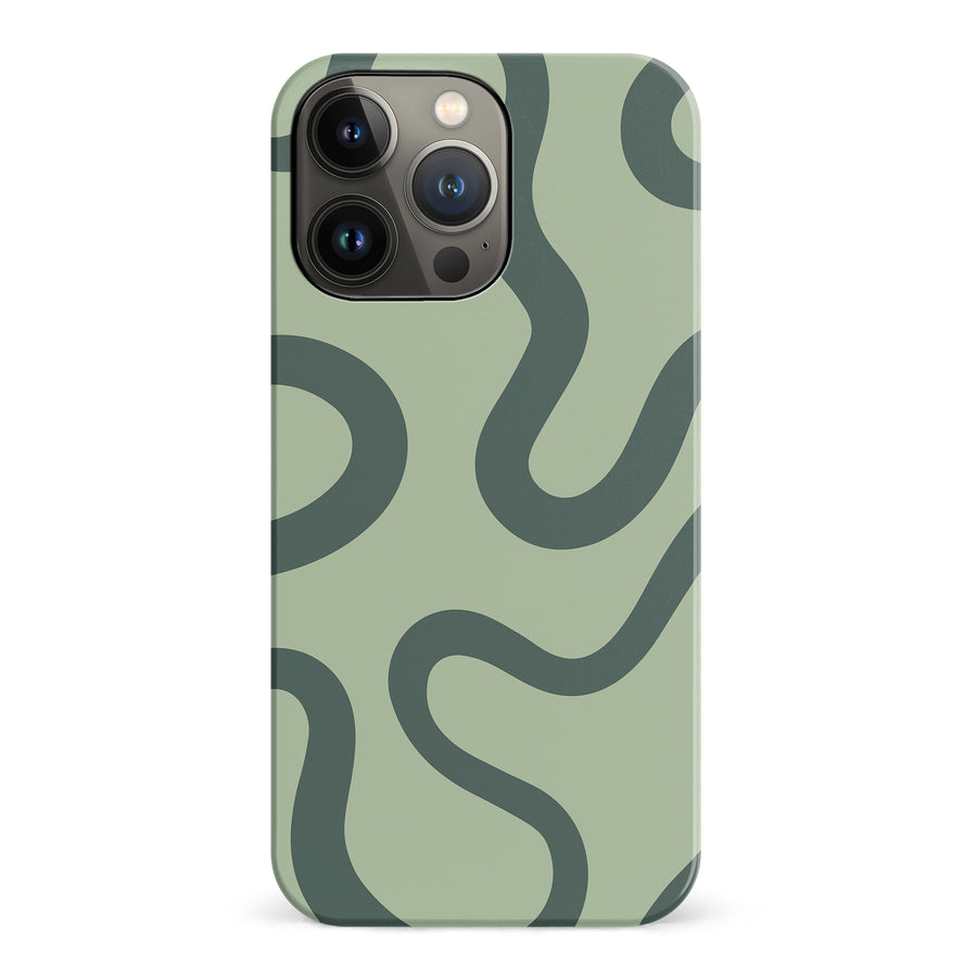 Modern Wavy Art Abstract Phone Case