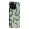 iPhone 16 Pro Max Modern Wavy Art Abstract Phone Case