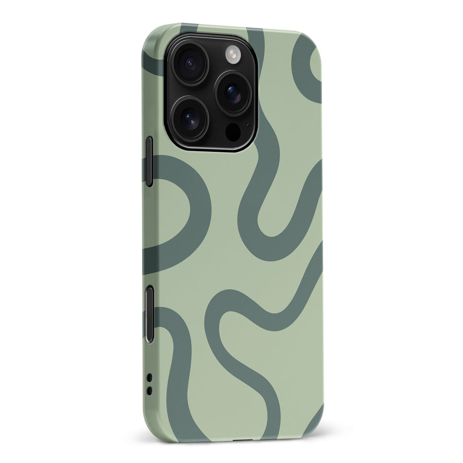 Modern Wavy Art Abstract Phone Case