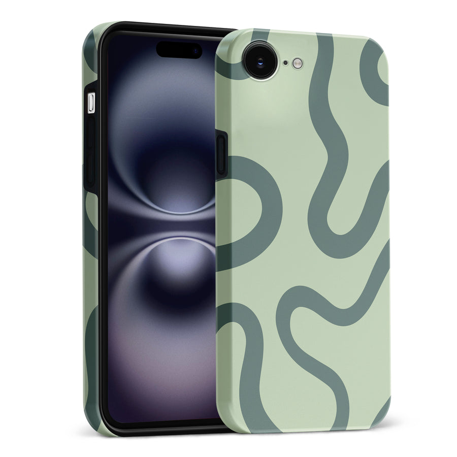 Modern Wavy Art Abstract Phone Case