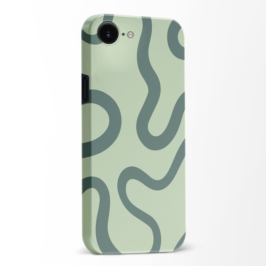 Modern Wavy Art Abstract Phone Case