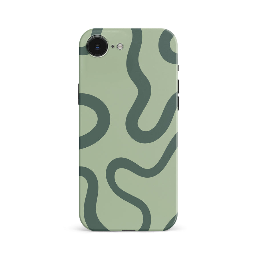Modern Wavy Art Abstract Phone Case