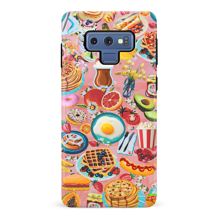 Vibrant Food Lover's Wallpaper Pattern Phone Case