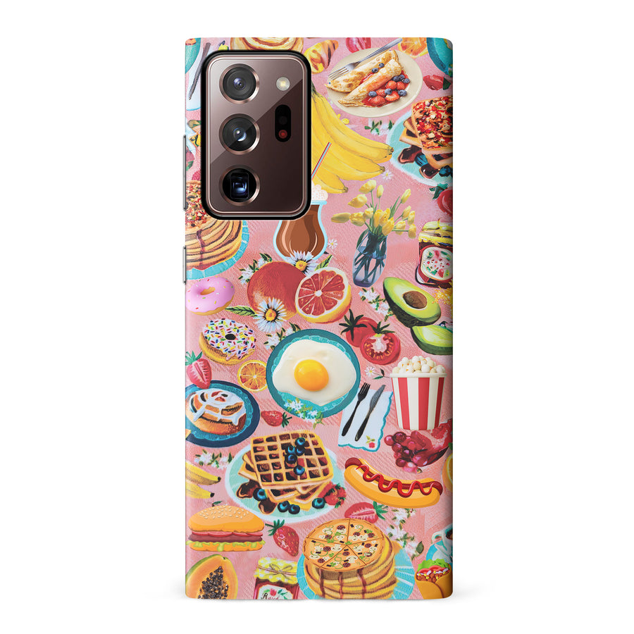 Vibrant Food Lover's Wallpaper Pattern Phone Case