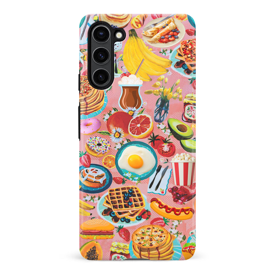 Vibrant Food Lover's Wallpaper Pattern Phone Case