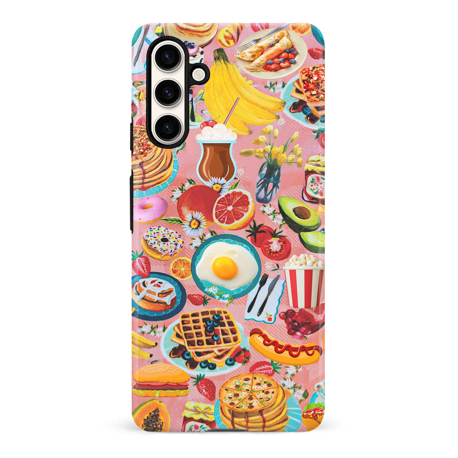 Vibrant Food Lover's Wallpaper Pattern Phone Case