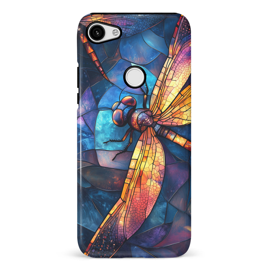 Enchanting Dragonfly Stained Glass Phone Case