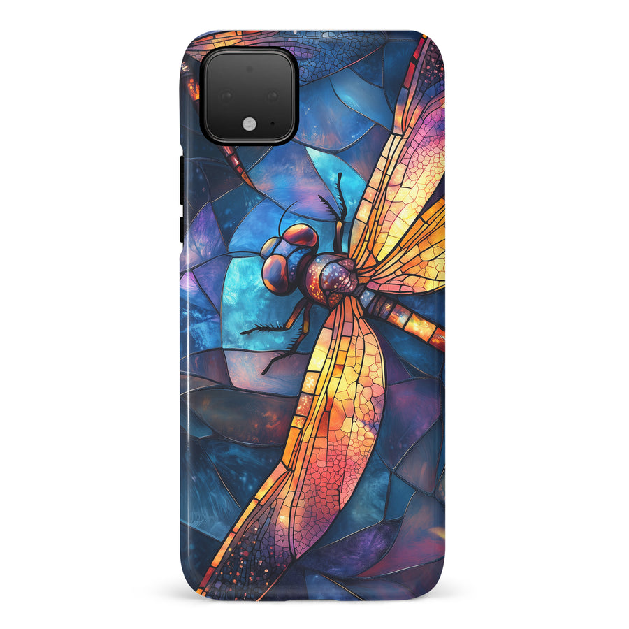 Enchanting Dragonfly Stained Glass Phone Case