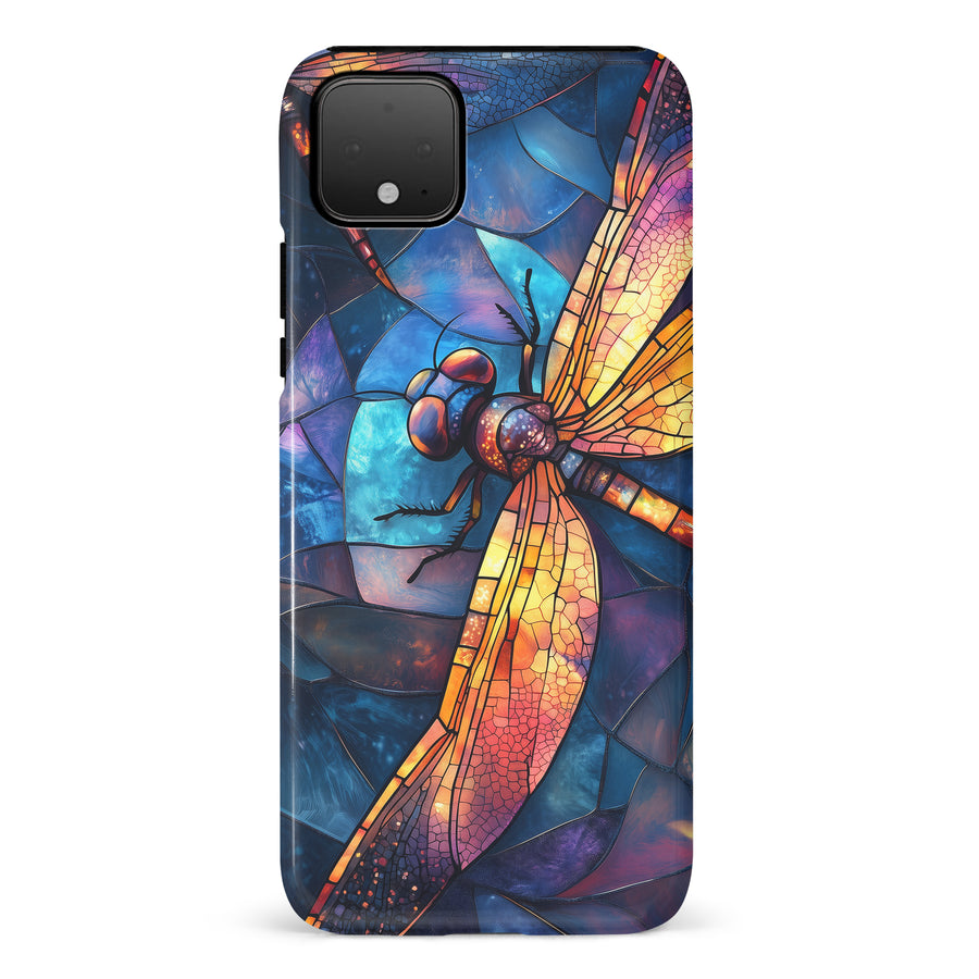 Enchanting Dragonfly Stained Glass Phone Case