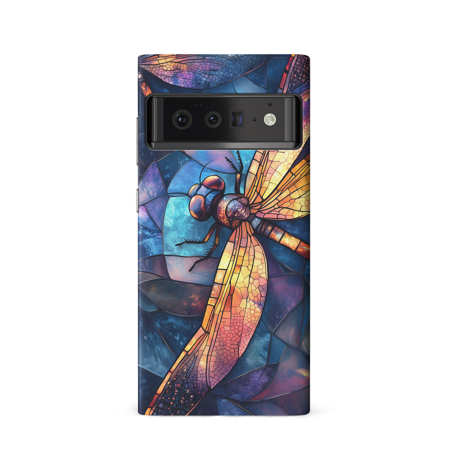 Enchanting Dragonfly Stained Glass Phone Case