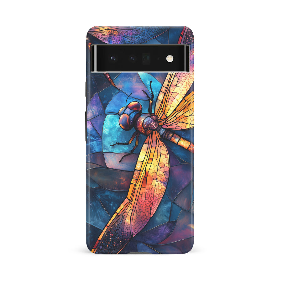 Enchanting Dragonfly Stained Glass Phone Case